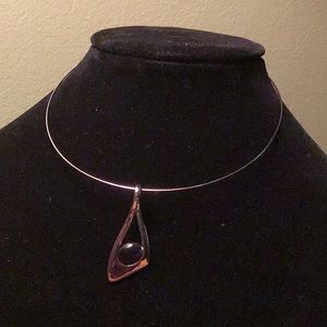 Lia Sophia Silver Tone Choker